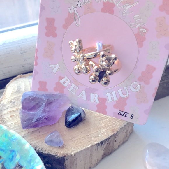 Gold gummy bear BFF rings - Picture 6 of 6